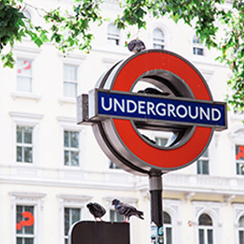 Underground sign in Great Britain