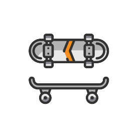 Il·lustració skateboard