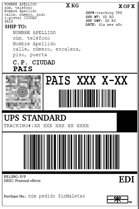 Etiqueta UPS
